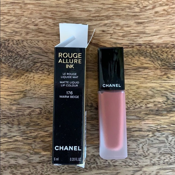 chanel rouge allure ink 176 warm beige